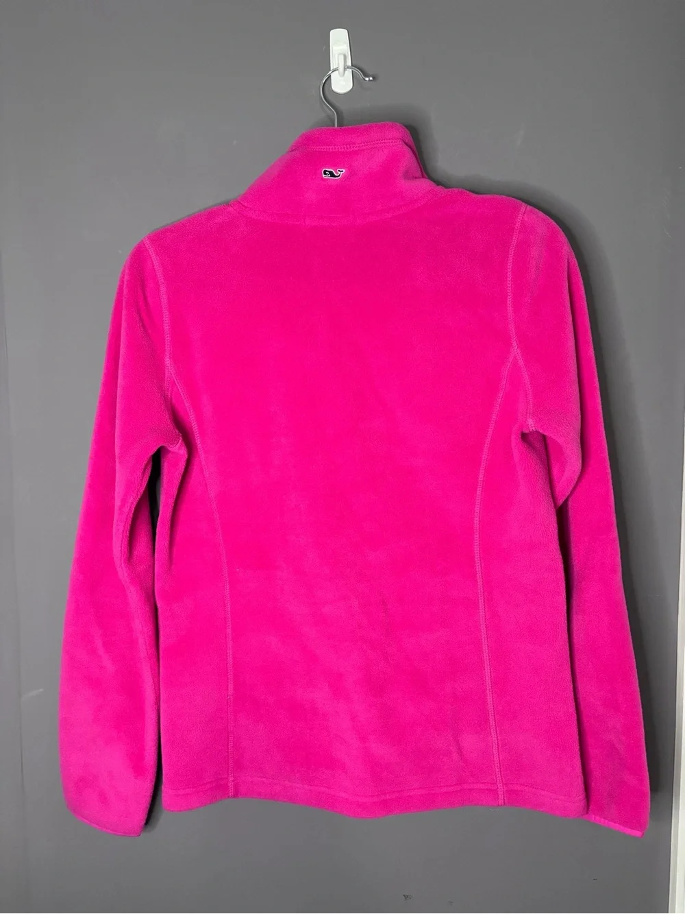 Vineyard Vines Hot Pink Fleece Quarter Zip Pullover XS